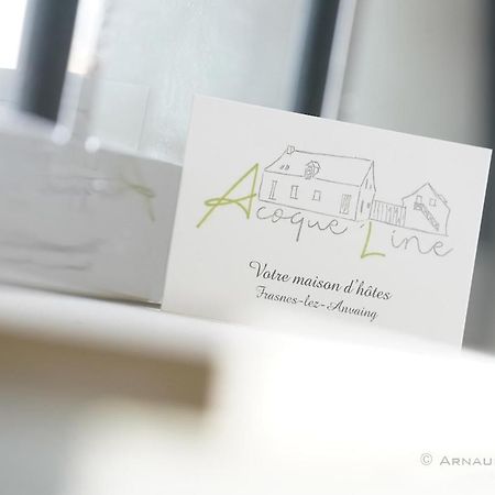 Bed and Breakfast A Coque'Line Frasnes-lez-Anvaing Exterior foto